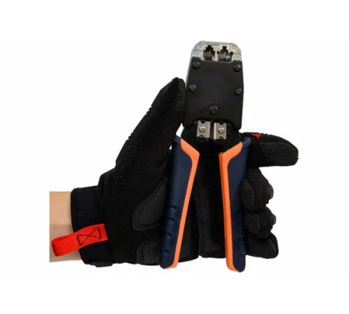 Cabeus HT-500 Инструмент обжимной для RJ-45 (8р8с), RJ-11/12 (6р6с, 6р4с, 6р2с), профессиональный