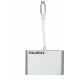 Разветвитель USB-C Palmexx 1порт. серебристый (PX/HUB-057)