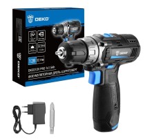 Аккумуляторная дрель-шуруповерт DEKO DKCD12V PRO [083-1003] { 12В, 1x1.5Ач }