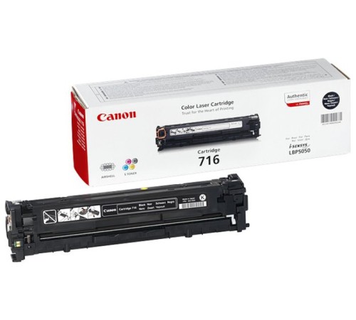 Картридж лазерный Canon 716BK 1980B002 черный (2300стр.) для Canon LBP-5050/5050N