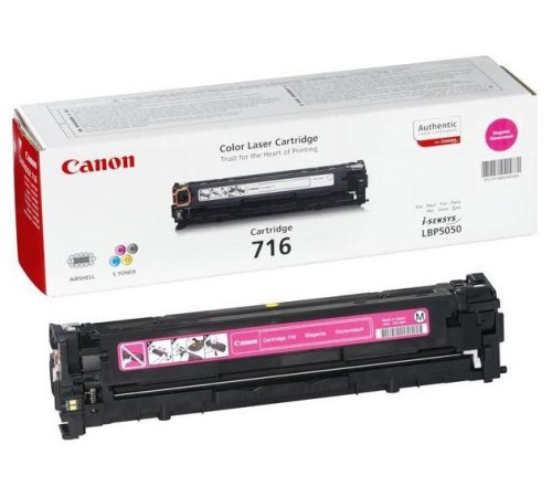 Картридж лазерный Canon 716M 1978B002 пурпурный (1500стр.) для Canon LBP-5050/5050N