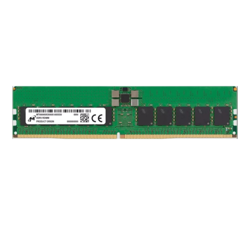 Оперативная память Micron DDR5 RDIMM 64GB 2Rx4 4800 MHz ECC Registered MTC40F2046S1RC48BA1, 1 year, OEM (MTC40F2046S1RC48BA1)