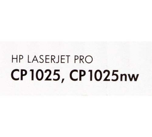Картридж лазерный HP 126A CE310A черный (1200стр.) для HP LJ CP1025 Картридж лазерный HP 126A CE310A черный (1200стр.) для HP LJ CP1025