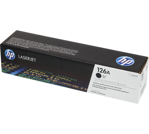 Картридж лазерный HP 126A CE310A черный (1200стр.) для HP LJ CP1025 Картридж лазерный HP 126A CE310A черный (1200стр.) для HP LJ CP1025