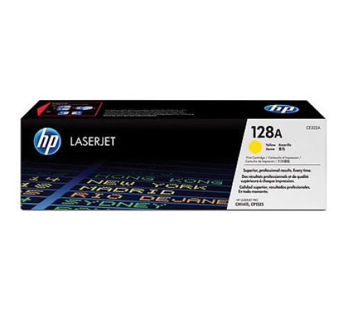 Картридж лазерный HP 128A CE322A желтый (1300стр.) для HP CM1415/CP1525 Картридж лазерный HP 128A CE322A желтый (1300стр.) для HP CM1415/CP1525
