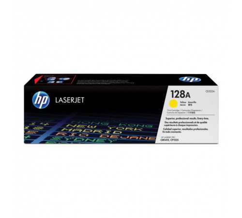 Картридж лазерный HP 128A CE322A желтый (1300стр.) для HP CM1415/CP1525 Картридж лазерный HP 128A CE322A желтый (1300стр.) для HP CM1415/CP1525