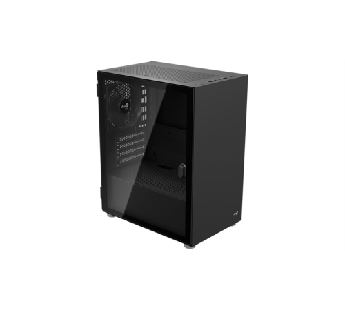 Корпус Корпус Aerocool CS-111-G-BK-v1 (mATX, 0.5mm, стекло, USB3.0 x1, USB2.0 x2, 1x 12cm Black Fan) (CS-111-G-BK-v1)
