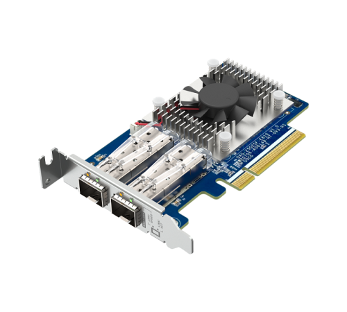 Сетвевая карта QNAP Expansion Card QXG-25G2SF-E810 PCIe Gen4 x8, 2x25GbE(SFP28) (QXG-25G2SF-E810)