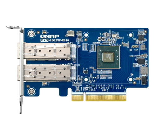 Сетвевая карта QNAP Expansion Card QXG-25G2SF-E810 PCIe Gen4 x8, 2x25GbE(SFP28) (QXG-25G2SF-E810)
