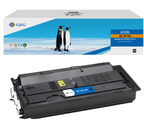 Тонер-картридж G&G toner-cartridge for kyocera Taskalfa 3010ci with chip 20000 pages гарантия 36 мес. (GG-TK7105)