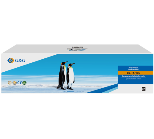 Тонер-картридж G&G toner-cartridge for kyocera Taskalfa 3010ci with chip 20000 pages гарантия 36 мес. (GG-TK7105)