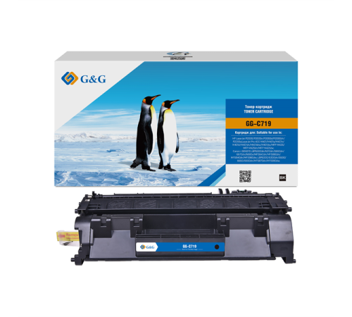 Тонер-картридж G&G toner-cartridge for HP LaserJet P2035/P2035n/P2055d/P2055dn/P2055x;LaserJet Pro 400 M401/M401a/M401n/M401d/M401dn/M401dne/M401dw/MFP M425/MFP M425dn/MFP M425dw;Canon i-SENSYS LBP6300dn/6310dn/6650 (GG-C719)