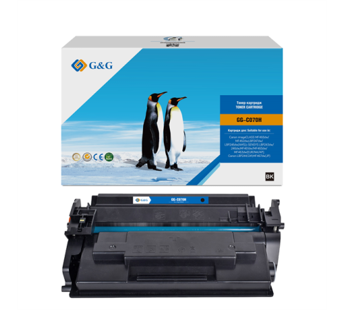 Тонер-картридж G&G toner-cartridge for Canon imageCLASS MF465dw/MF462dw;LBP247dw/LBP246dw(AMS);i-SENSYS LBP243dw/246dw;MF461dw/MF465dw/MF463dw(EUR/NA/AP);Canon LBP244/241;MF467dw(JP) with chip 10200 pages гарантия 3 (GG-C070H)