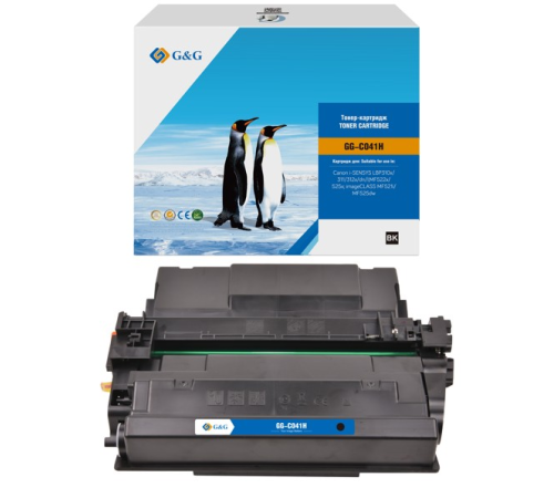 Тонер-картридж G&G toner-cartridge for Canon i-SENSYS LBP310x/311/312x/dn/I;MF522x/525x; imageCLASS MF521i/MF525dw with chip 20000 pages гарантия 36 мес. (GG-C041H) Тонер-картридж G&G toner-cartridge for Canon i-SENSYS LBP310x/311/312x/dn/I;MF522x/525x; imageCLASS MF521i/MF525dw with chip 20000 pages гарантия 36 мес. (GG-C041H)