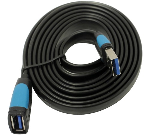 Кабель-удлинитель Vention USB 3.0 AM/AF - 1,5м плоский Кабель-удлинитель Vention USB 3.0 AM/AF - 1.5 м (VAS-A13-B150) Кабель-удлинитель Vention USB 3.0 AM/AF - 1,5м плоский Кабель-удлинитель Vention USB 3.0 AM/AF - 1.5 м (VAS-A13-B150)