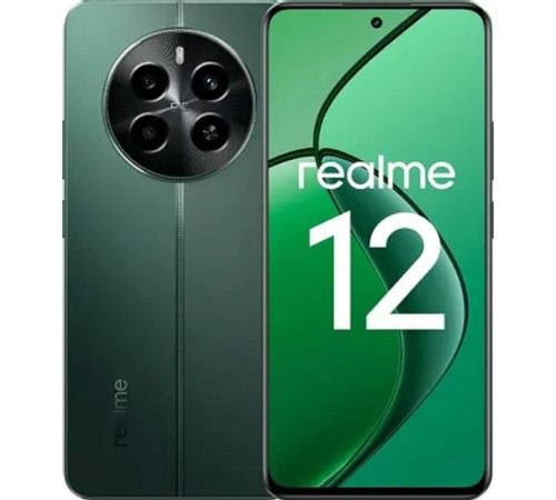 Смартфон Realme RMX3871 12 4G 512Gb 8Gb зеленый моноблок 3G 4G 2Sim 6.67" 1080x2400 Android 14 50Mpix 802.11 a/b/g/n/ac GPS GSM900/1800 GSM1900 TouchSc Protect microSD