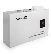 Exegate EX291765RUS Стабилизатор напряжения настенный ExeGate Master AV-20000 (20000ВА, вход 140-260В, цветной дисплей, выход 220В±8%, КПД 98%, 5 уровней защиты, задержка, усиленный метал.корпус, 1*Sc