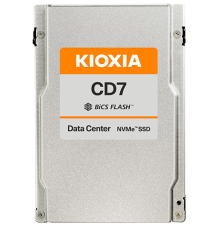 Ssd накопитель KIOXIA Enterprise SSD 2,5"(SFF/U.2), CD7-R, 3840GB, NVMe 1.4/PCIe 4.0 1x4, R6650/W3200MB/s, IOPS(R4K) 1100K/180K, MTTF 2,5M, 1DWPD/5Y (Read Intensive), TLC BiCS Flash™ (KCD71RUG3T84)