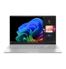 Ноутбук ASUS Vivobook S 15 OLED S5507QA-MA013W Snapdragon® X Plus X1P 42 100   3.4GHz  LPDDR5X 16GB 1TB PCIE G4 SSD   15.6" 3К (2880 x 1620) OLED  120Hz WIN11 HOME  Cool Silver (90NB14Q2-M00B40)