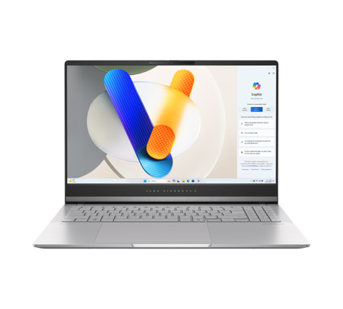 Ноутбук ASUS Vivobook S 15 OLED M5506NA-MA013 AMD Ryzen5 7535HS Mobile   3.3GHz  LPDDR5X 16GB 1TB PCIE G4 SSD   15.6" 3К (2880 x 1620) OLED  120Hz Without OS  Cool Silver (90NB14D3-M004S0)