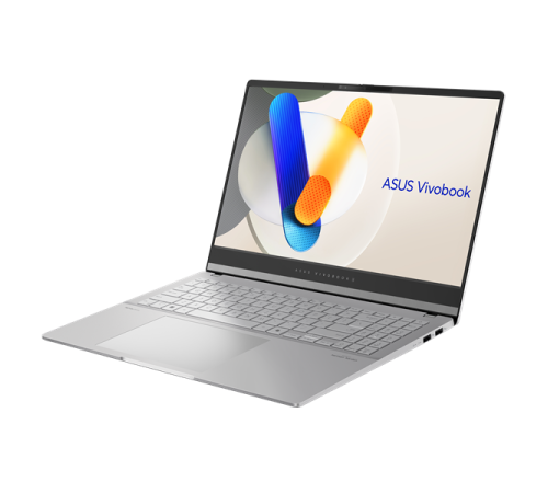 Ноутбук ASUS Vivobook S 15 OLED M5506NA-MA013 AMD Ryzen5 7535HS Mobile   3.3GHz  LPDDR5X 16GB 1TB PCIE G4 SSD   15.6" 3К (2880 x 1620) OLED  120Hz Without OS  Cool Silver (90NB14D3-M004S0)