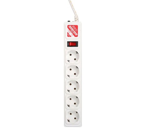 Сетевой фильтр Powercube SPG-B-10-WHITE 3м (5 розеток) белый (коробка)