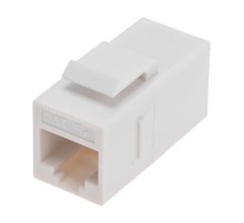 Rexant (02-0101) Адаптер проходной формата Keystone, Jack RJ-45(8P8C), UTP, CAT 5e PRO