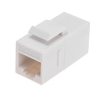 Rexant (02-0108) Адаптер проходной формата Keystone, Jack RJ-45(8P8C), UTP, CAT 6 PRO