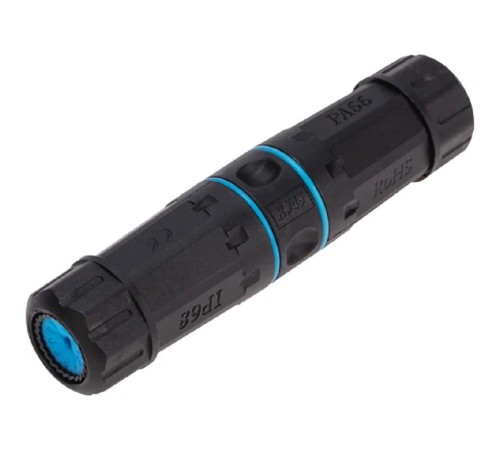 Rexant (02-0283) Индустриальный проходной адаптер уличный, RJ-45(8P8C), FTP, CAT 6, IP68