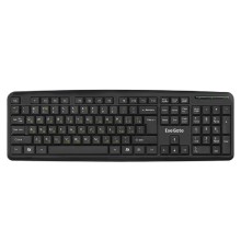Exegate EX293971RUS Клавиатура ExeGate LY-331S (USB, полноразмерная, влагозащищенная, 104кл., Enter большой, длина кабеля 1,7м, черная, RTL)