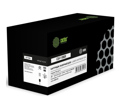 Картридж лазерный Cactus CS-F-1500X F-1500X черный (3000стр.) для Huawei PixLab X1