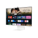 Монитор Samsung 32" Smart monitor M8 S32DM801UI VA 16:9 3840x2160x60Hz 4ms 400cd 3000:1 178/178 1млрд HDMI USB-C(65W) 2*USB 2.0 Spk10W Tizen HDR10+ sRGB 99% Tilt HAS Pivot Cam WiFi5 BT5.2 VESA White ПультДУ (LS32DM801UIXCI)