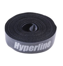 Крепеж Hyperline WASNR-5x25-BK Лента (липучка) в рулоне, ширина 25 мм, длина 5м, черная