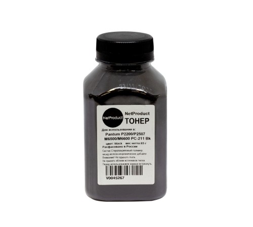 NetProduct Тонер для Pantum P2200/P2507/M6500/M6600 PC-211 Bk, 65 г, банка