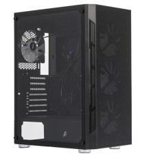 1STPLAYER FIREBASE XP Black / ATX / 4x120mm LED fans / XP-BK-4F1