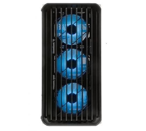 Eurocase 00-01003411 Корпус Minitower mATX M205 4ARGB черный без БП закаленное стекло USB 3.0