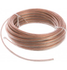 Rexant 01-6304-10 Кабель акустический, 2х0.75 мм2, прозрачный SILICON, 10 м.