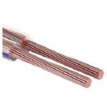 Rexant 01-6206-3-10 Кабель акустический, 2х1.50 мм2, прозрачный BLUELINE, 10 м.