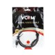VCOM VAV7175-1.2M Кабель соединительный 3.5 Jack (M) - 3.5 Jack (M), стерео, аудио, 1.2м [6937510860500]