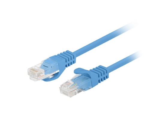 Патч-корд Bion [BPC-U5E101-1.5M-BL] U/UTP, Cat.5e, AWG 26 (7/0,16мм), CCA, многожильный, PVC, 1,5м, синий