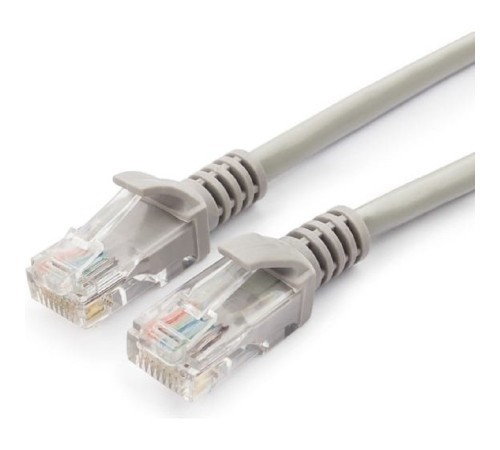 Гарнизон PC-UTP-5e-1.5 кат.5e, Патч-корд UTP 1.5м, литой, многожильный (серый)