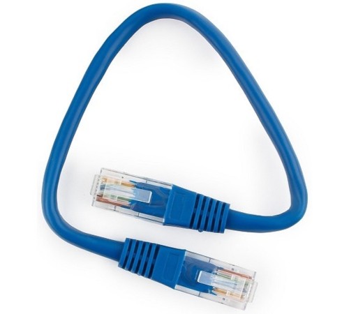 Cablexpert Патч-корд медный UTP PP10-0.25M/B кат.5, 0.25м, литой, многожильный (синий)