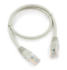 Cablexpert Патч-корд медный UTP PP10-0.5M кат.5, 0.5м, литой, многожильный (серый)