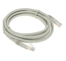 Cablexpert Патч-корд медный UTP PP10-2M кат.5, 2м, литой, многожильный (серый)