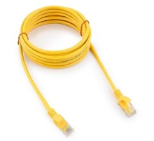 Cablexpert Патч-корд медный UTP PP10-3M/Y кат.5, 3м, литой, многожильный (желтый)