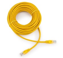 Cablexpert Патч-корд медный UTP PP10-15M/Y кат.5, 15м, литой, многожильный (желтый)