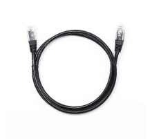 Cablexpert Патч-корд UTP PP12-1M/BK кат.5, 1м, литой, многожильный (черный)
