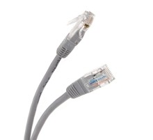 Telecom Патч-корд UTP кат.5е 3м серый [NA102_GREY_3.0M] [6242755307308][NA102-3M]