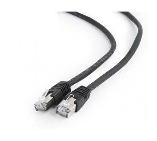 Cablexpert Патч-корд FTP PP6-1M кат.6, 1м, литой, многожильный (черный)