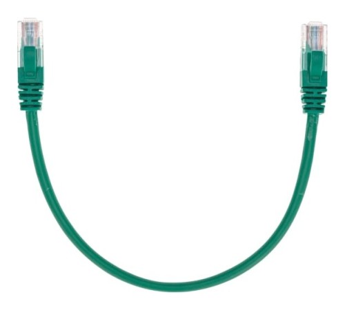 Rexant (02-0106-03) Патч-корд U/UTP, CAT 5e, RJ45-RJ45, 26AWG, LSZH, зеленый, 0,3м